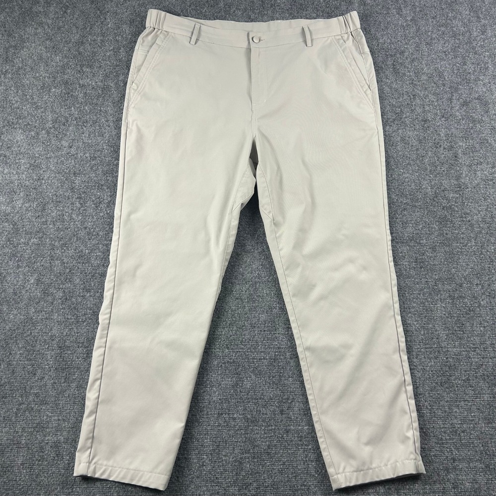 Jack Archer Jetsetter Pants Mens 38x30 Tan Performance Tech Chino Trousers